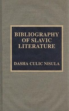 Bibliography of Slavic Literature - Nisula, Dasha Culic