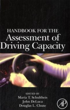 Cover Handbook for the Assessment of Driving Capacity