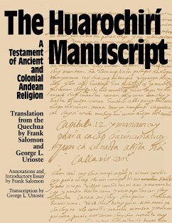 The Huarochiri Manuscript - Salomon, Frank