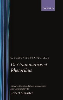 de Grammaticis Et Rhetoribus - C Suetonius Tranquillus