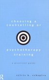 Choosing a Counselling or Psychotherapy Training