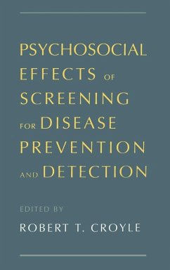 Cover Psychosocial Effects of Screening for Disease Prevention and Detection