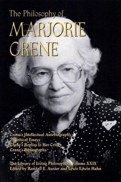 Cover The Philosophy of Marjorie Grene