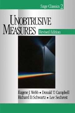 Unobtrusive Measures - Webb, Eugene J.; Campbell, Donald T.; Swartz, Richard D.