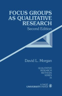 Focus Groups as Qualitative Research - Morgan, David L.