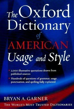 The Oxford Dictionary of American Usage and Style - Garner, Bryan A
