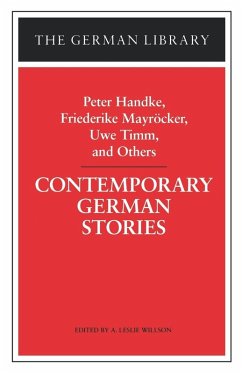 Contemporary German Stories - Handke, Peter; Handke, P.; Willson, Leslie A.