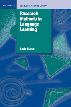 Research Methods in Language Learning - Nunan, David; David, Nunan