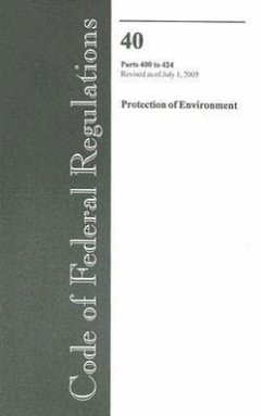 Code of Federal Regulations 40 Parts 400 to 424 Protection of Environment