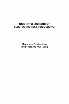 Cognitive Aspects of Electronic Text Processing - Oostendorp, Herre van
