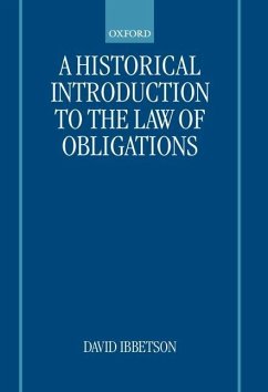 A Historical Introduction to the Law of Obligations - Ibbetson, D J; Ibbetson, David