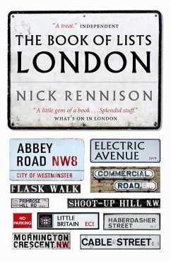 The Book of Lists London - Rennison, Nick