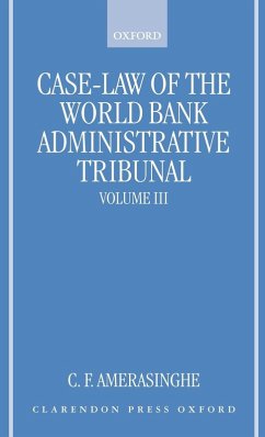 Cover Case-Law of the World Bank Administrative Tribunal