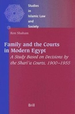 Family and the Courts in Modern Egypt - Shaham, Ron