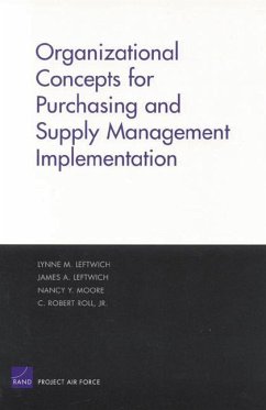 Organizational Concepts for Purchasing and Supply Management Implemantation - Leftwich, Lynne M