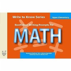 Write to Know: Nonfiction Writing Prompts for Upper Elementary Math - Ruthven, Rosemary