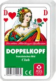 ASS Altenburger Spielkarten 70023 - Doppelkopf, Französisches Bild im Kunststoffetui.