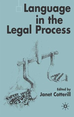 Language in the Legal Process - Cotterill, Janet