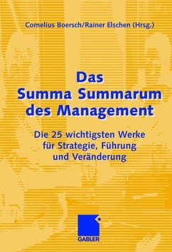 Das Summa Summarum des Management - Boersch, Cornelius / Elschen, Rainer (Hgg.)