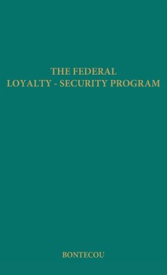 Cover The Federal Loyalty-Security Program