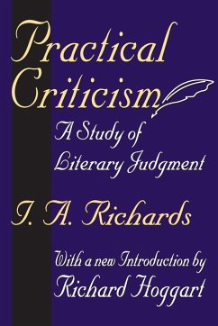 Practical Criticism - Richards, I A