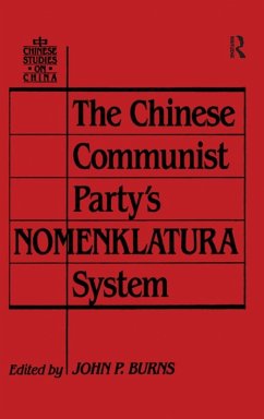 Cover The Chinese Communist Party's Nomenklatura System