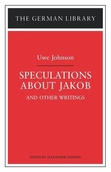 Speculations about Jakob