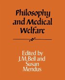 Philosophy and Medical Welfare