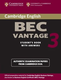 Cambridge Bec Vantage 3 Student's Book with Answers - Cambridge Esol