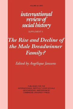 The Rise and Decline of the Male Breadwinner Family? - Janssens, Angelique (ed.)