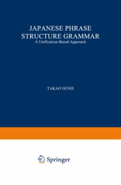 Japanese Phrase Structure Grammar - Gunji, T.