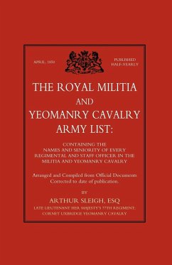 Royal Militia and Yeomanry Cavalry Army List - Sleigh, Arthur F. C.