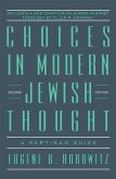 Choices in Modern Jewish Thought