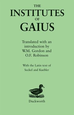 Cover Institutes of Gaius, The