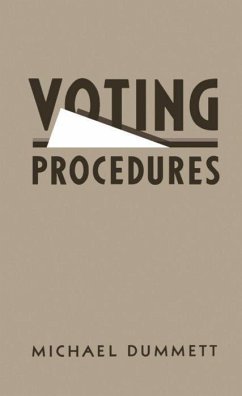 Voting Procedures - Dummett, Michael