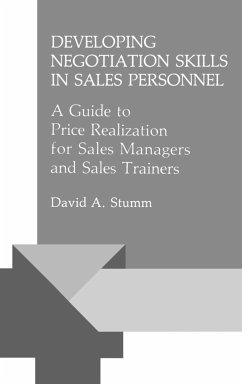 Developing Negotiation Skills in Sales Personnel - Stumm, David