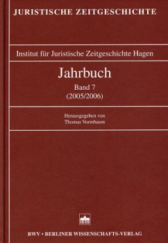 Cover Jahrbuch der Juristischen Zeitgeschichte / Jahrbuch der Juristischen Zeitgeschichte