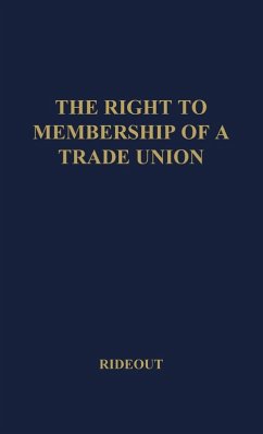 Cover The Right to Membership of a Trade Union