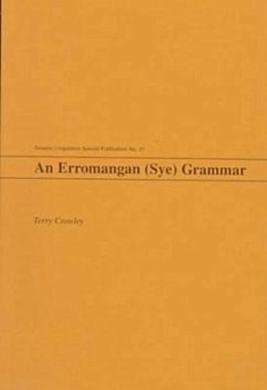 An Erromangan (Sye) Grammar - Crowley, Terry