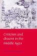 Criticism and Dissent in the Middle Ages - Bild 1