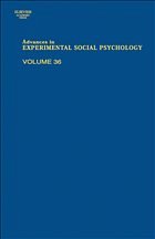 Cover Advances in Experimental Social Psychology