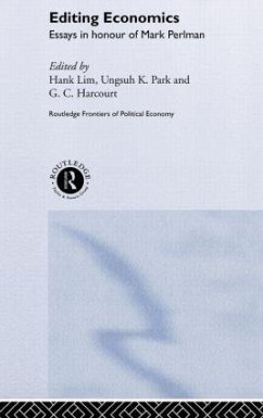 Editing Economics - Harcourt, G. C. (ed.)