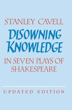 Disowning Knowledge - Cavell, Stanley