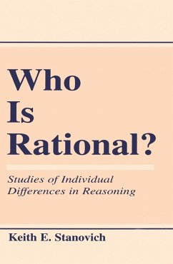 Who Is Rational? - Stanovich, Keith E