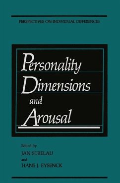 Personality Dimensions and Arousal - Strelau, Jan / Eysenck, Hans J. (Hgg.)