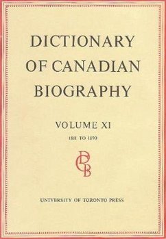 Cover Dictionary of Canadian Biography / Dictionaire Biographique Du Canada