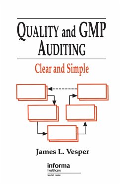 Quality and GMP Auditing - Vesper, James L