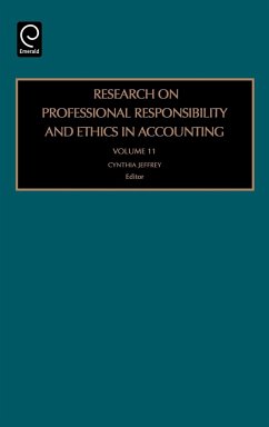 Research on Professional Responsibility and Ethics in Accounting - Jeffrey, Cynthia (ed.)