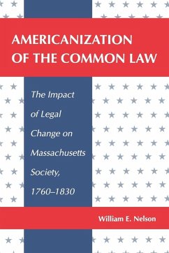 Cover Americanization of the Common Law