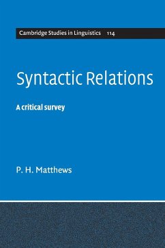 Syntactic Relations - Matthews, P. H.